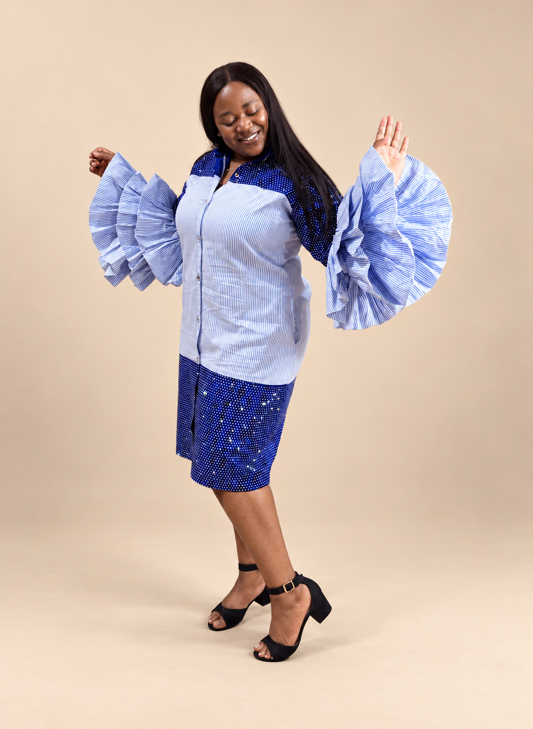 OLIVIA RUFFLE DRESS - Image 4